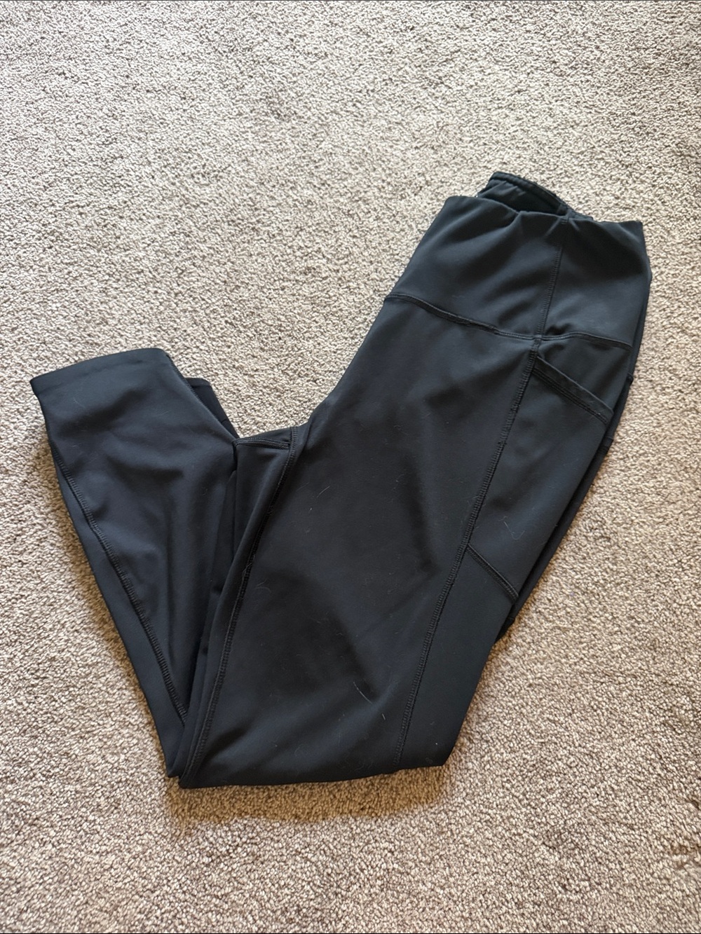 RBX Black High-Rise Performance Leggings with Side Seams